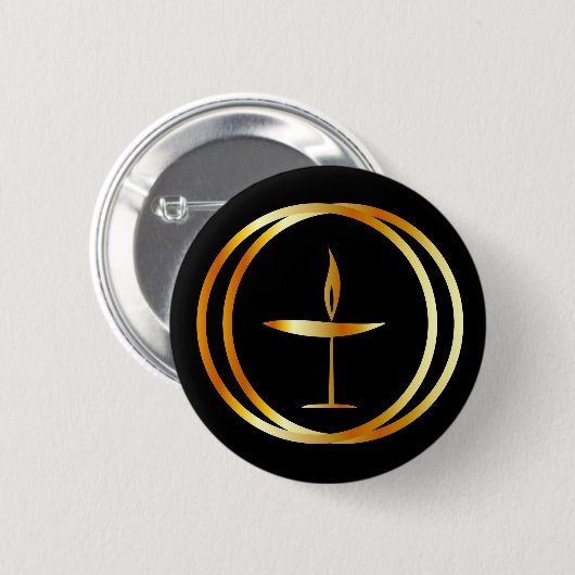 Der Flammenhaufen Button (Vorne & Hinten)