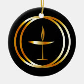 Der Flammenhaufen Keramikornament (Vorne)