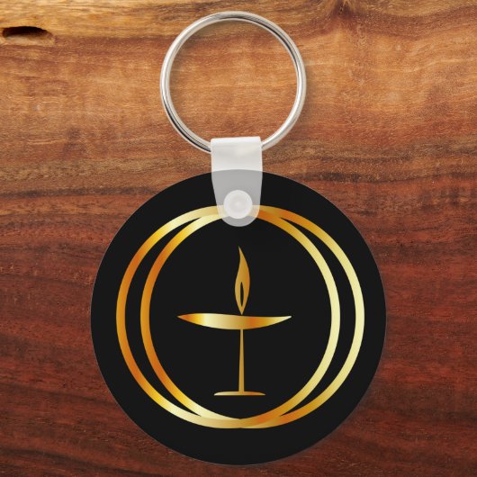 Der Flammenhaufen Schlüsselanhänger (Vorderseite)