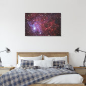 Der Flammensternnebel IC405 Leinwanddruck (Insitu (Schlafzimmer))