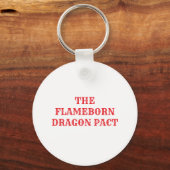 Der flammgeborene Dargon-Pakt Schlüsselanhänger (Rückseite)