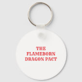 Der flammgeborene Dargon-Pakt Schlüsselanhänger (Rückseite)