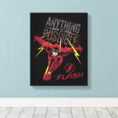 Der Flash | "Alles ist möglich" Leinwanddruck (Insitu (Holzboden))
