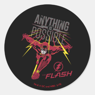 Der Flash | "Alles ist möglich" Runder Aufkleber
