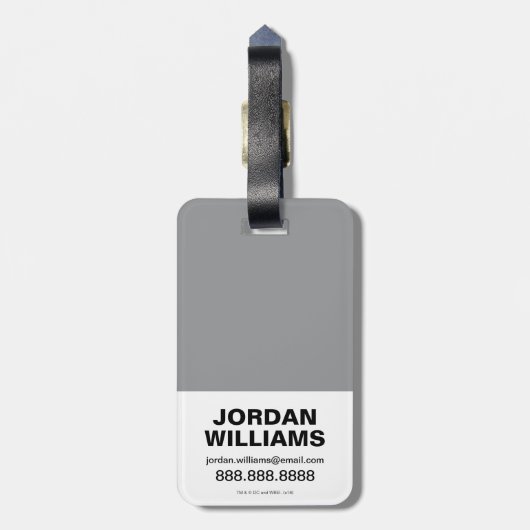 Der Flash | Blitz-Bolt-Logo Gepäckanhänger (Rückseite vertikal)