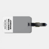 Der Flash | Blitz-Bolt-Logo Gepäckanhänger (Rückseite horizontal)