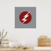 Der Flash | Blitz-Bolt-Logo Poster (Küche)