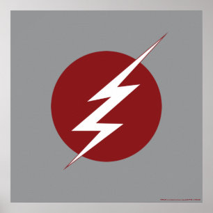 Der Flash Blitz-Bolt-Logo Poster