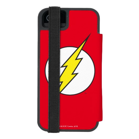 Der Flash | Blitzschlag Incipio iPhone Geldbeutel-Hülle (Folio Rückseite)