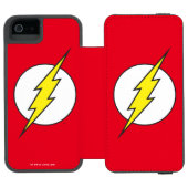 Der Flash | Blitzschlag Incipio iPhone Geldbeutel-Hülle (Folio Geöffnet)