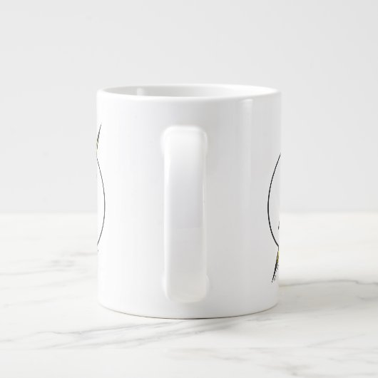 Der Flash | Blitzschlag Jumbo-Tasse (Rückseite)