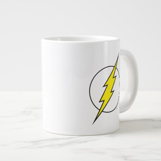 Der Flash | Blitzschlag Jumbo-Tasse (Vorderseite Rechts)
