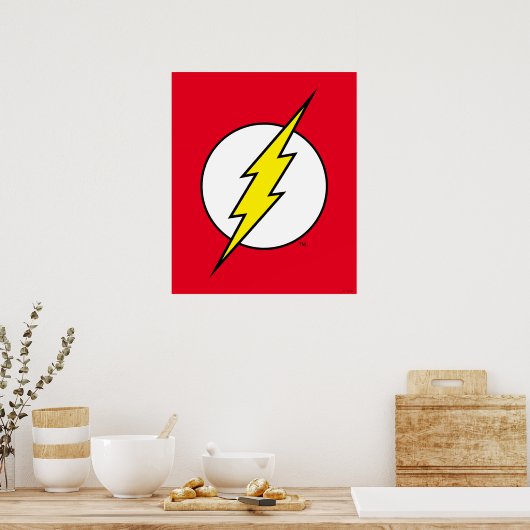 Der Flash | Blitzschlag Poster (Küche)