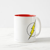Der Flash | Blitzschlag Zweifarbige Tasse (VorderseiteRechts)