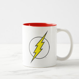Der Flash   Blitzschlag Zweifarbige Tasse