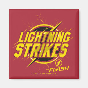Der Flash   "Blitzschläge" Grafik Magnet