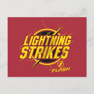 Der Flash | "Blitzschläge" Grafik Postkarte