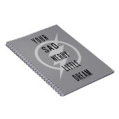 Der Flash | "Dein trauriger Nerdy Little Dream" Notizblock (Rechte Seite)