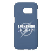 Der Flash | "Der Blitz gab mir Abs?" Case-Mate Samsung Galaxy Hülle (Rückseite)