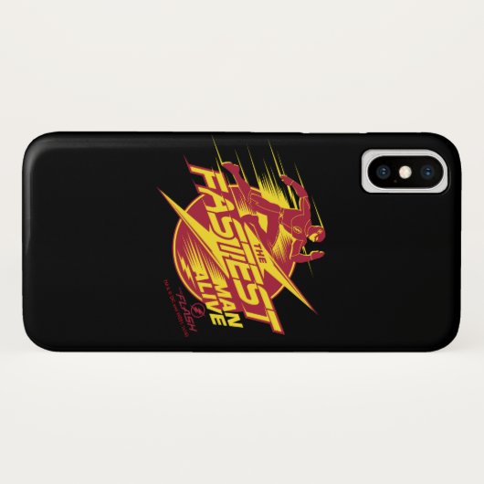 Der Flash | Der schnellste Mensch lebt Case-Mate iPhone Hülle (Rückseite (Horizontal))