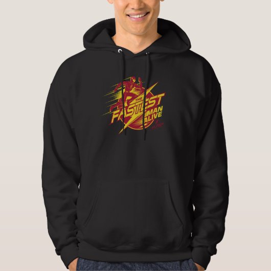 Der Flash | Der schnellste Mensch lebt Hoodie (Vorderseite)