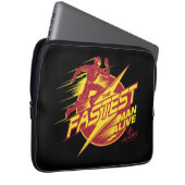 Der Flash | Der schnellste Mensch lebt Laptopschutzhülle (Vorne Rechts)