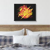 Der Flash | Der schnellste Mensch lebt Leinwanddruck (Insitu (Schlafzimmer))