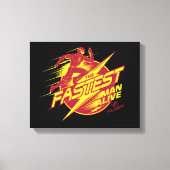 Der Flash | Der schnellste Mensch lebt Leinwanddruck (Vorderseite)