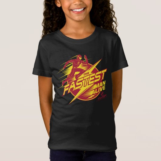 Der Flash | Der schnellste Mensch lebt T-Shirt (Vorderseite)