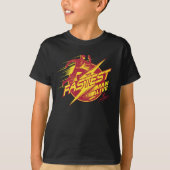Der Flash | Der schnellste Mensch lebt T-Shirt (Vorderseite)