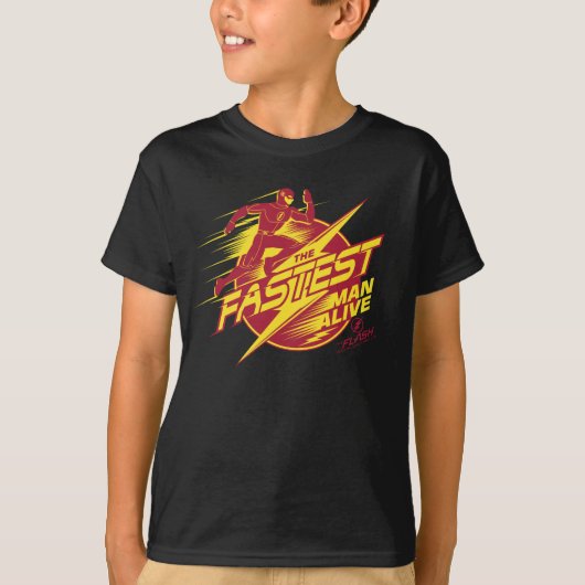 Der Flash | Der schnellste Mensch lebt T-Shirt (Vorderseite)