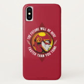 Der Flash | "Die Zukunft wird hier sein" Case-Mate iPhone Hülle (Rückseite)