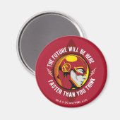 Der Flash | "Die Zukunft wird hier sein" Magnet (Vorderseite/Rückseite)