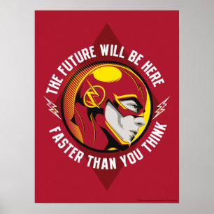 Der Flash "Die Zukunft wird hier sein" Poster