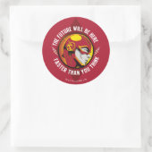 Der Flash | "Die Zukunft wird hier sein" Runder Aufkleber (Tasche)