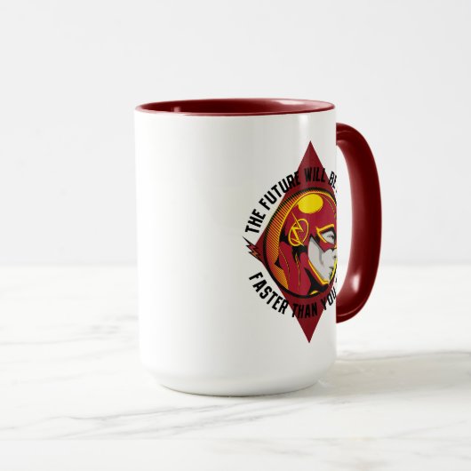 Der Flash | "Die Zukunft wird hier sein" Tasse (VorderseiteRechts)