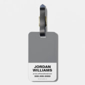 Der Flash | Flash Equation Gepäckanhänger (Rückseite vertikal)