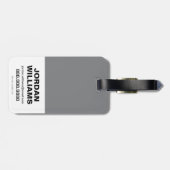 Der Flash | Flash Equation Gepäckanhänger (Rückseite horizontal)