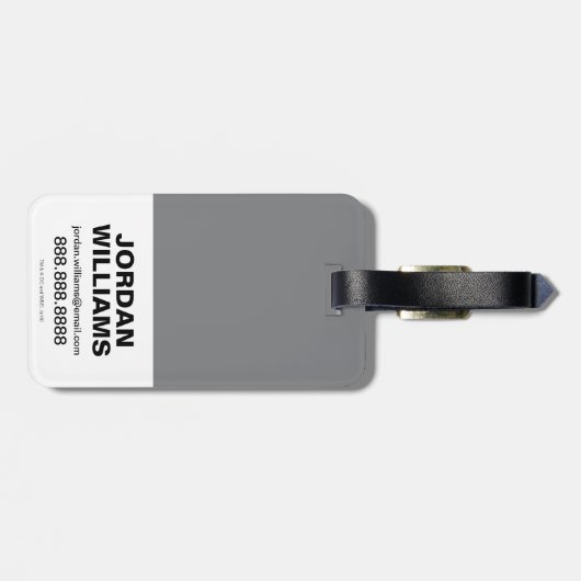 Der Flash | Flash Equation Gepäckanhänger (Rückseite horizontal)