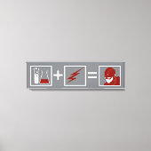 Der Flash | Flash Equation Leinwanddruck (Vorderseite)
