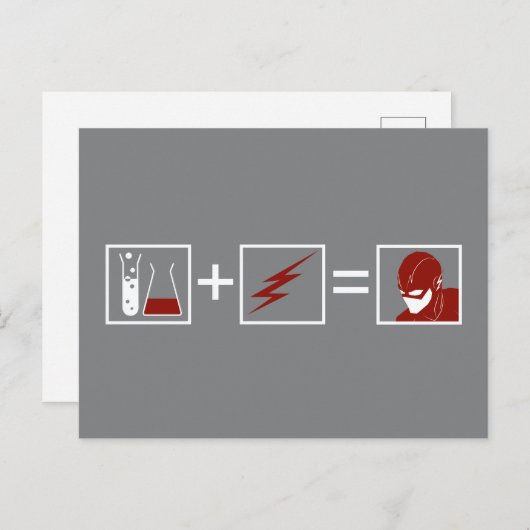 Der Flash | Flash Equation Postkarte (Vorne/Hinten)