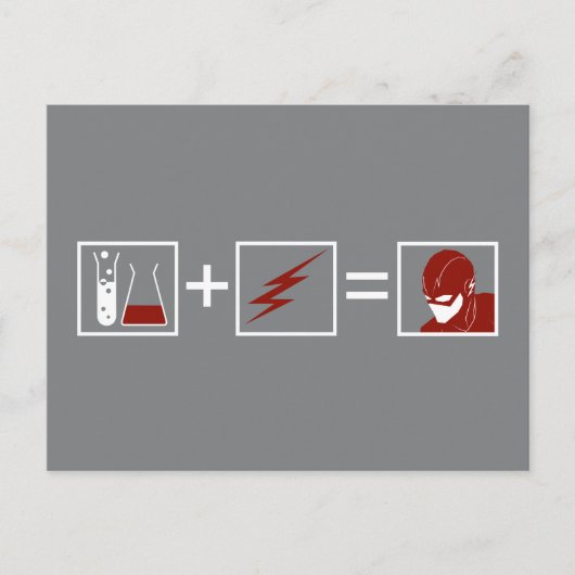 Der Flash | Flash Equation Postkarte (Vorderseite)