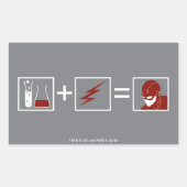 Der Flash | Flash Equation Rechteckiger Aufkleber (Vorderseite)