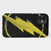 Der Flash | Gelbe BrustEmblem Case-Mate iPhone Hülle (Rückseite (Horizontal))