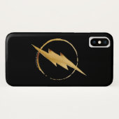 Der Flash | Gelbe BrustEmblem Case-Mate iPhone Hülle (Rückseite (Horizontal))