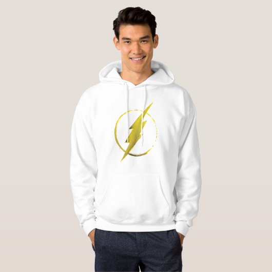 Der Flash | Gelbe BrustEmblem Hoodie (Vorne ganz)