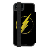 Der Flash | Gelbe BrustEmblem Incipio iPhone Geldbeutel-Hülle (Folio Rückseite)