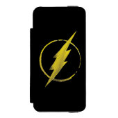 Der Flash | Gelbe BrustEmblem Incipio iPhone Geldbeutel-Hülle (Folio Vorderseite)