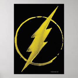 Der Flash | Gelbe BrustEmblem Poster