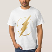Der Flash | Gelbe BrustEmblem T-Shirt (Vorderseite)